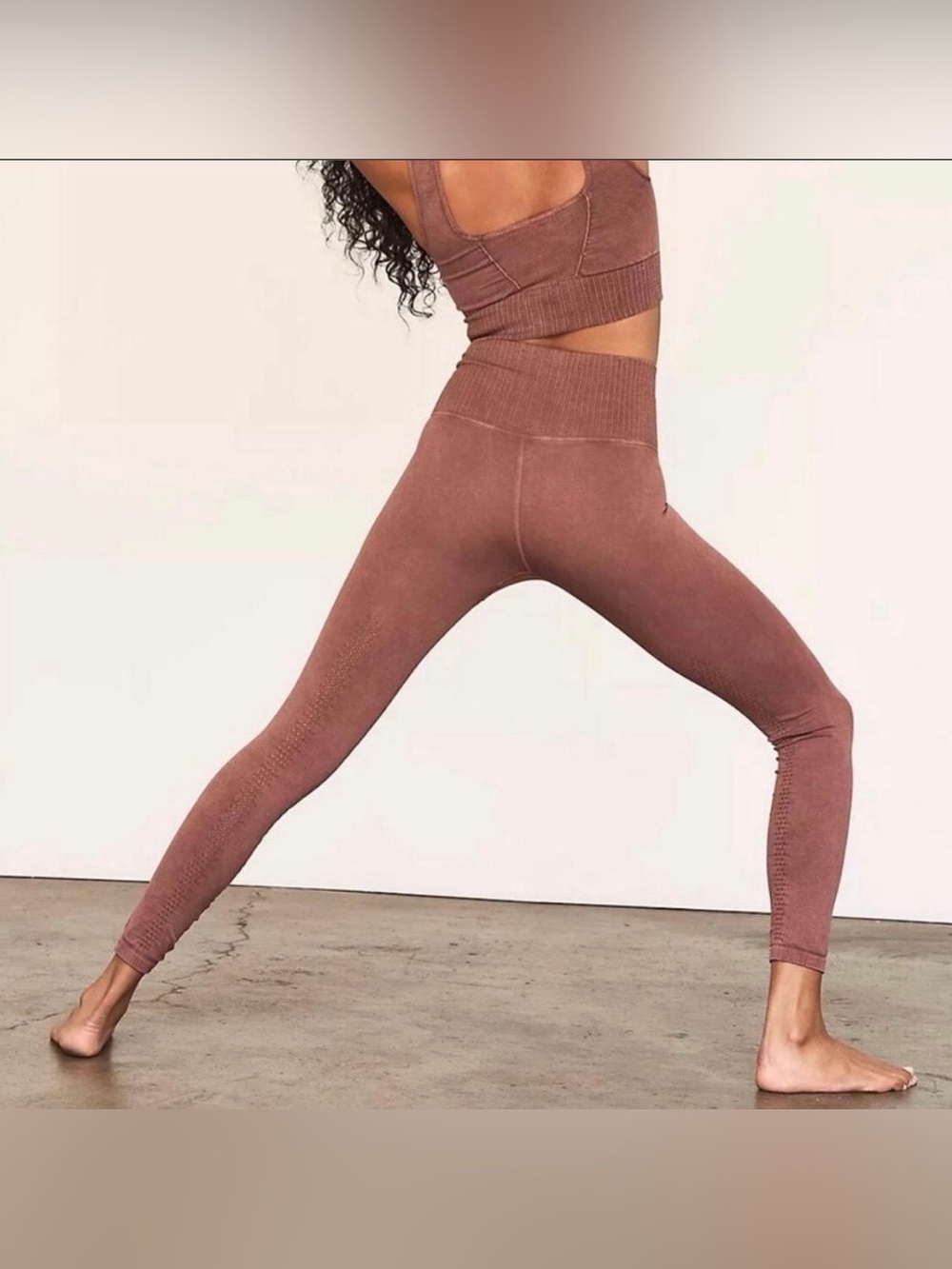 Free People FP Movement High-Rise Good Karma Leggings Nutmeg XS/S